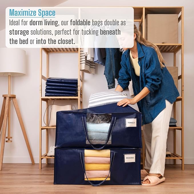 VENO 8 Pack Moving Bags Extra Large Storage Bags - Image 4