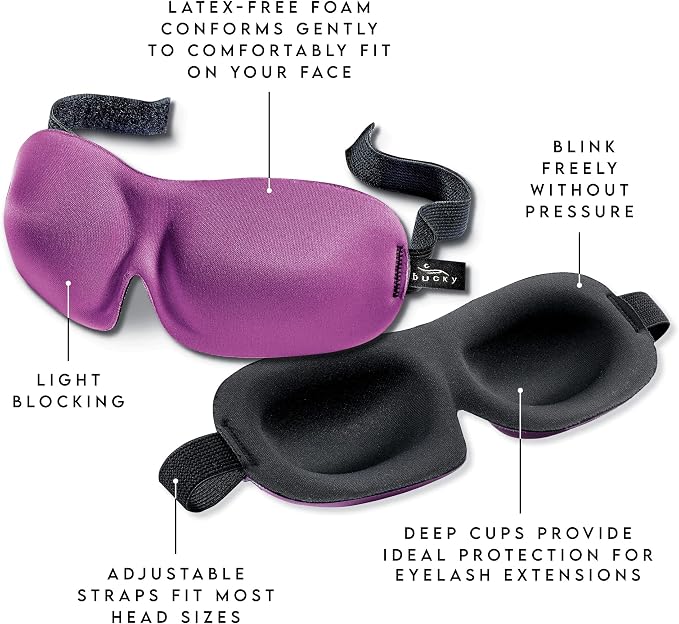 Bucky 40 Blinks No Pressure Printed Eye Mask - Image 4