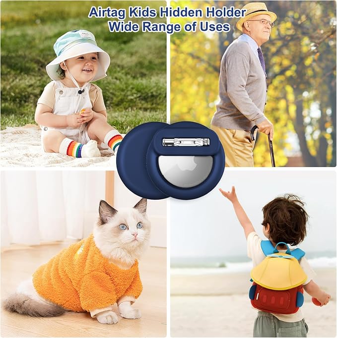 Compatible for Air Tags-4 Pack Apple Kids Hidden, for Kid - Image 4