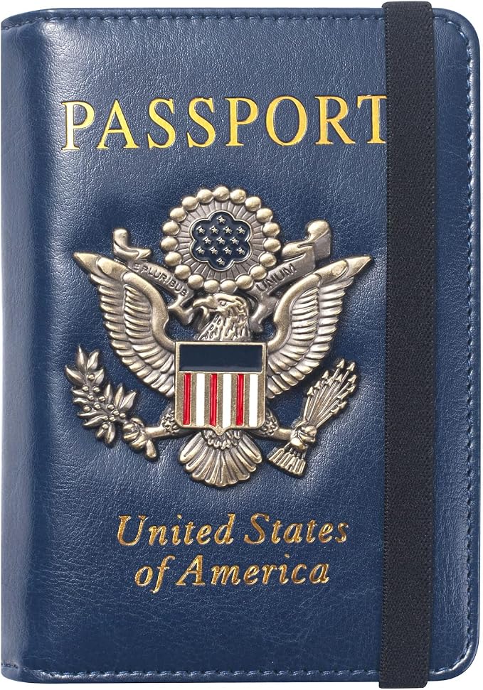 Passport Holder for Travel Passport Cover for Men Passport Wallet Case by Familiescancome