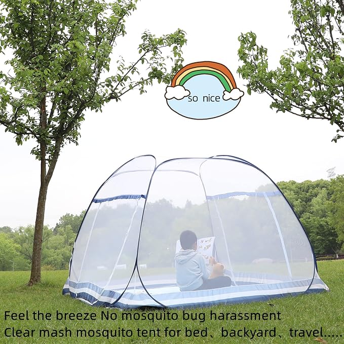 Jsanh Folding Mosquito Net Tent Canopy Curtains - Image 7