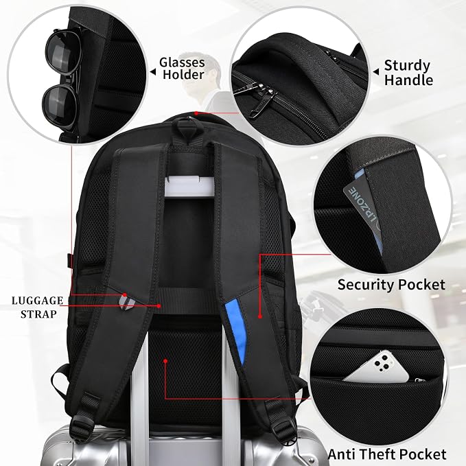 DUSLANG 17 Inch Laptop Backpack - Image 8