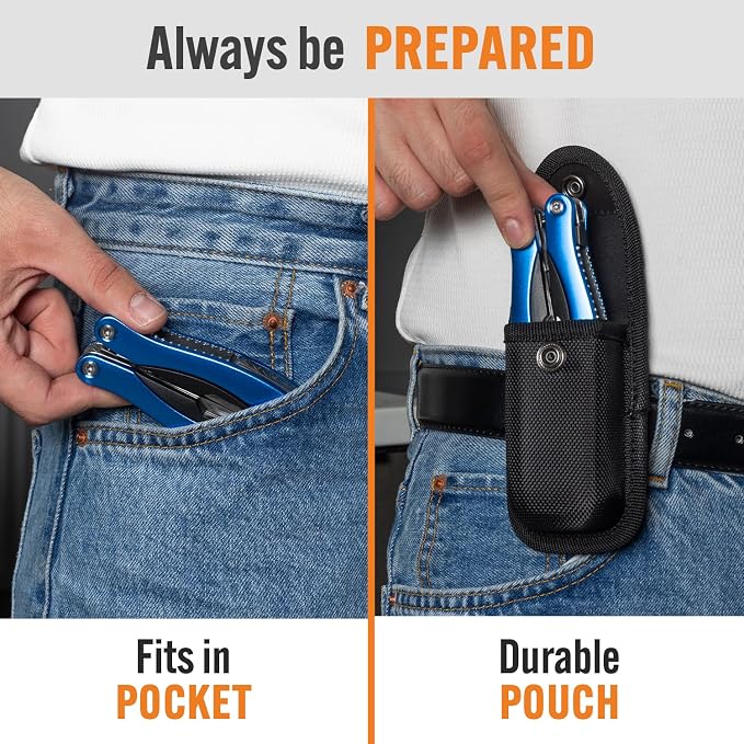 Multitool 15-in-1 with Safety-Locking, Stainless Steel Multi Tool Pliers - Image 5