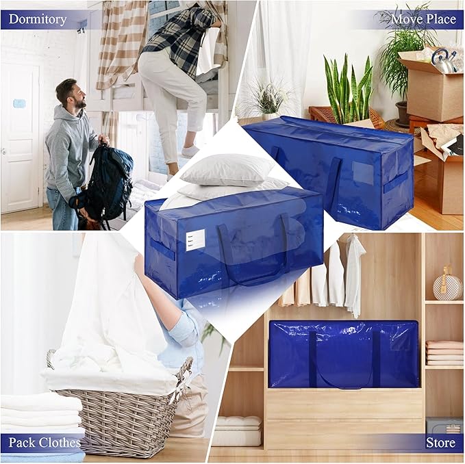 8 Pack Heavy Duty Extra Large Moving Bags - Image 4
