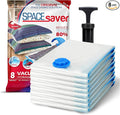 8 Pack Medium Vacuum Storage Bags by Spacesaver