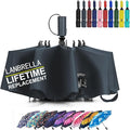 LANBRELLA Compact Reverse Folding Umbrella Auto Windproof Travel Umbrella by LANBRELLA