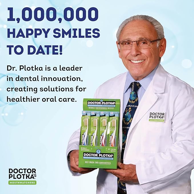 MOUTHWATCHERS Dr Plotkas Soft Bristle Flossing Toothbrush Manual Soft Toothbrush - Image 6