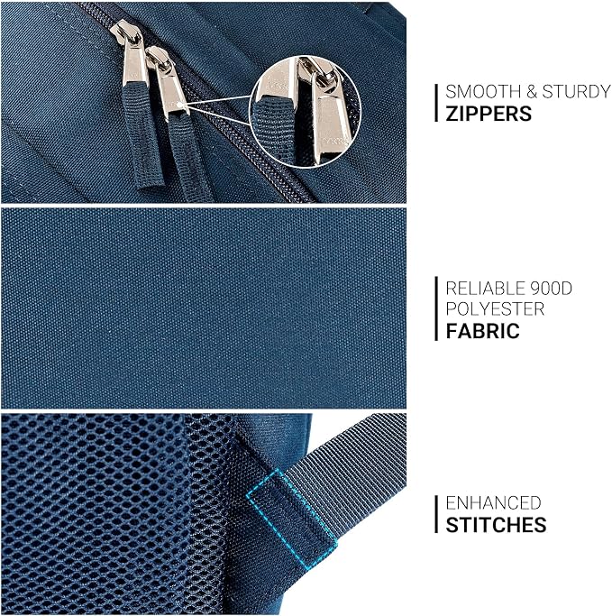 ZORFIN 26L Backpack for College, and Travel: Water Resistant Bookbag - Image 6
