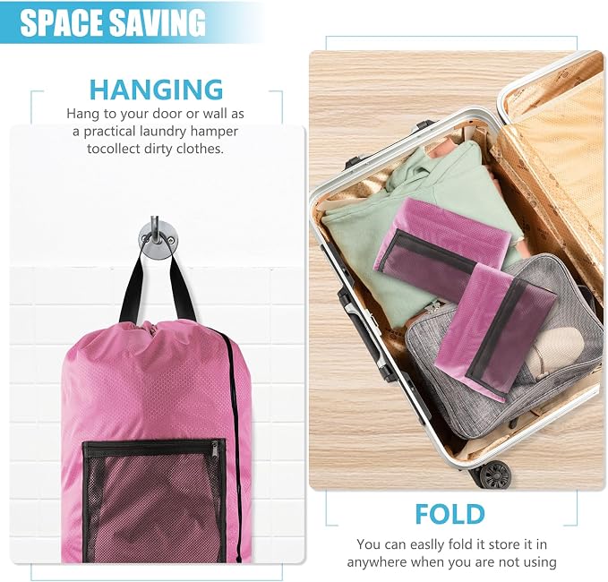 Laundry Bag Backpack, Olosar 2PCS Extra Large Travel Laundry Bag - Image 5