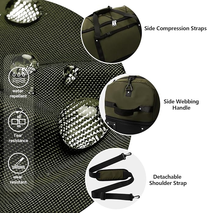 CONTAIL 32" Soft-Sided Rolling Duffle Bag - Image 5