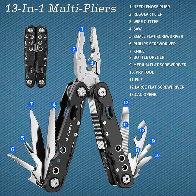 Multitool Gifts for Father, Dad Gift Set - Image 6
