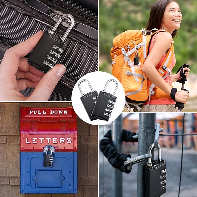 25 Pcs 4 Digit Combination Locks Combination Padlock Luggage Number Locks - Image 7