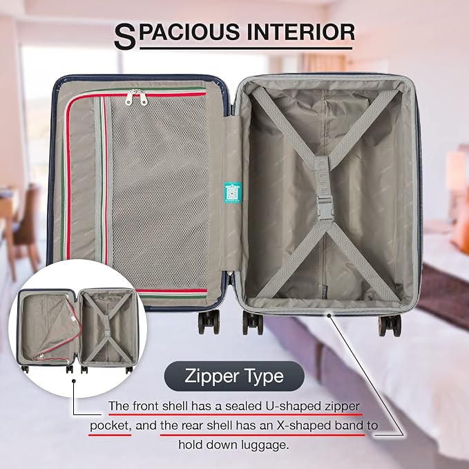LEGEND WALKER SPATHA Hardside Expandable Luggage, 5109-60-NV - Image 5