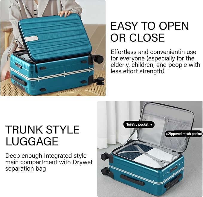 Hanke 20 Inch Carry On Luggage - Image 4