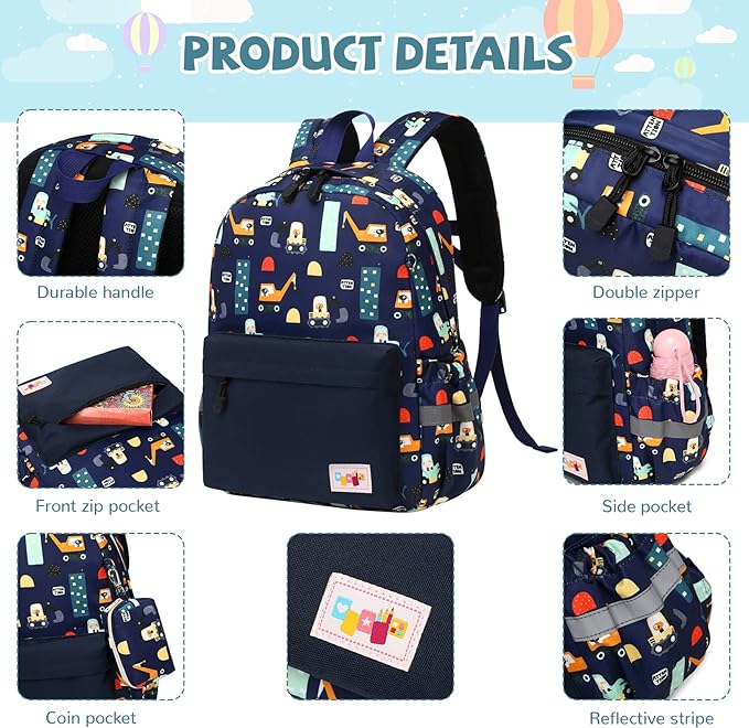 mygreen Toddler Backpack, Kids Backpack - Image 5