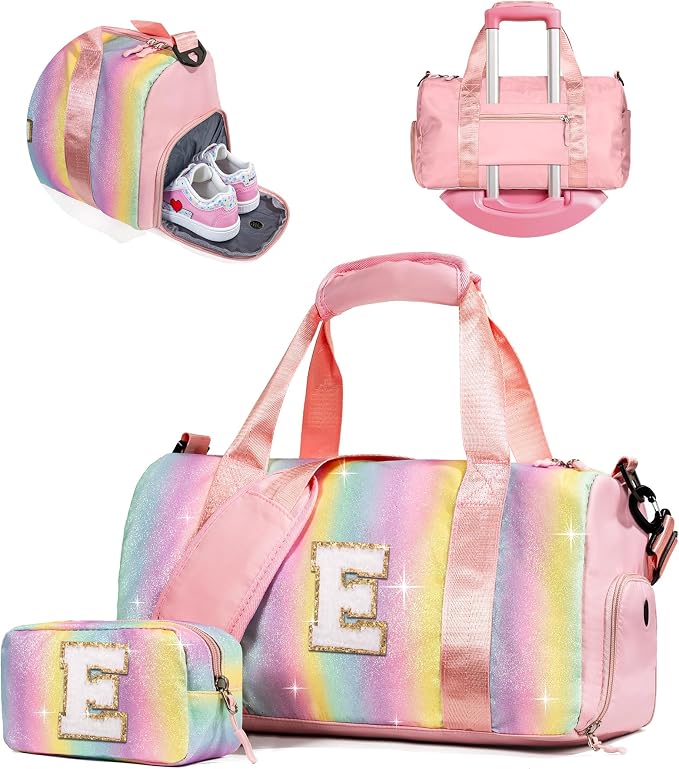 Birthday Gifts for 4 5 6 7 8 9 10 11 12 13 Year Old Girls-Girl Gym Bag by Vogewood