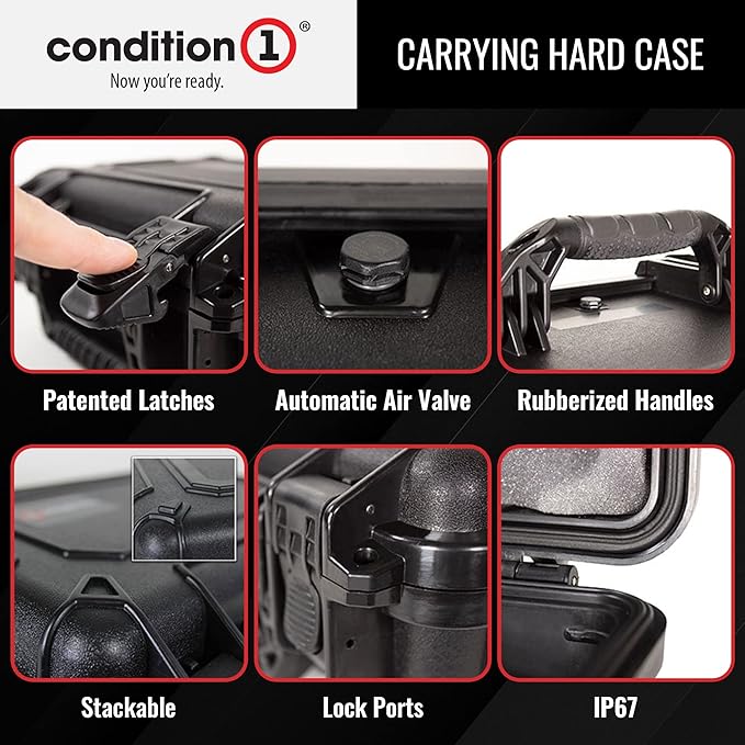 Condition 1 25" Large Heavy-Duty Protective Waterproof Hard Case, Model 024 - Image 5