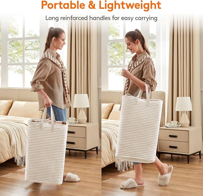 Lifewit Laundry Hamper Large Collapsible Laundry Basket, Freestanding - Image 4
