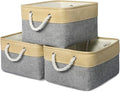 TheWarmHome Fabric Storage Bins Baskets by TheWarmHome