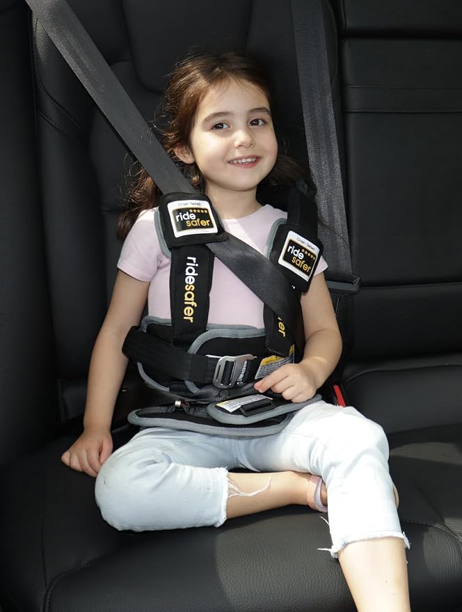 Large Black, Lightweight, Portable Car Seat - Image 2