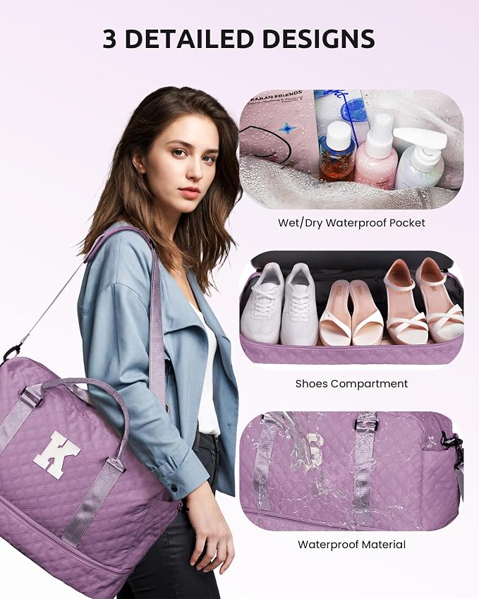 Gifts for Friends-Initial Duffle Bag - Image 7