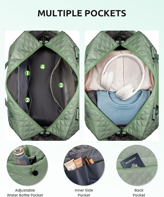 Personalized Travel Gifts for Women-Initial Travel Bag - Image 3
