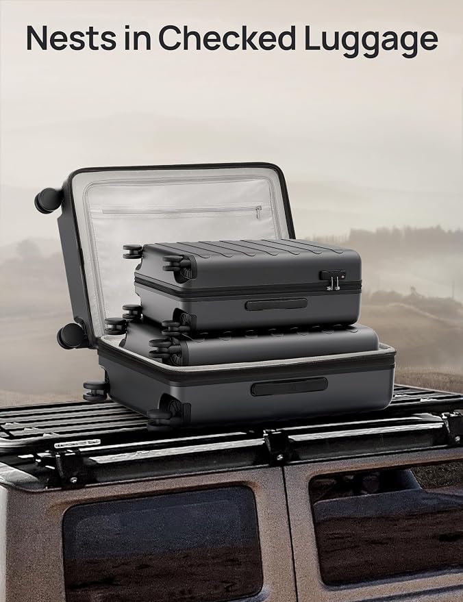 Carry on Luggage 22 X 14 X 9 Airline Approved, 20 Inch Luggage - Image 4