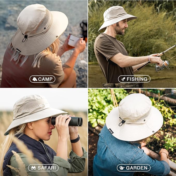 GearTOP Safari Sun Hat for Men and Sun Hats for Women UV Protection UPF 50+ - Image 7