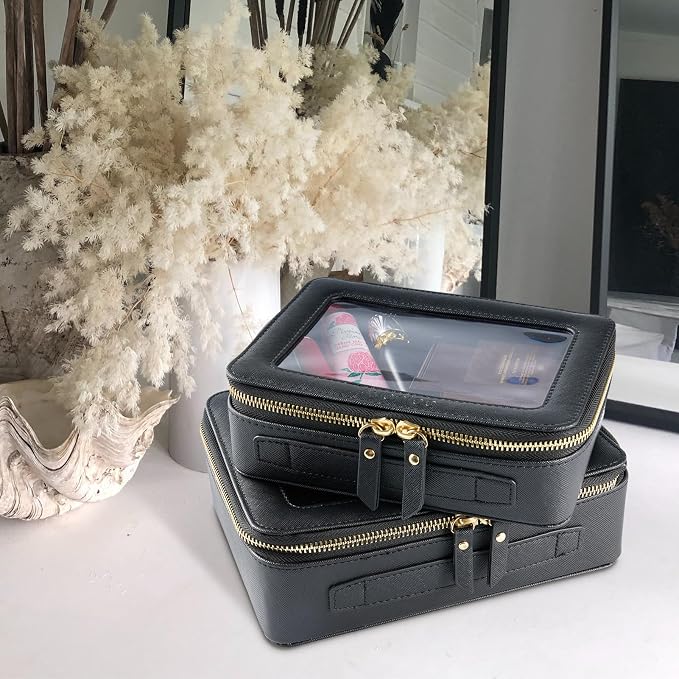 Aveniee Clear Makeup Bag Organizer, Portable Travel Toiletry Cosmetic Bag Case - Image 6