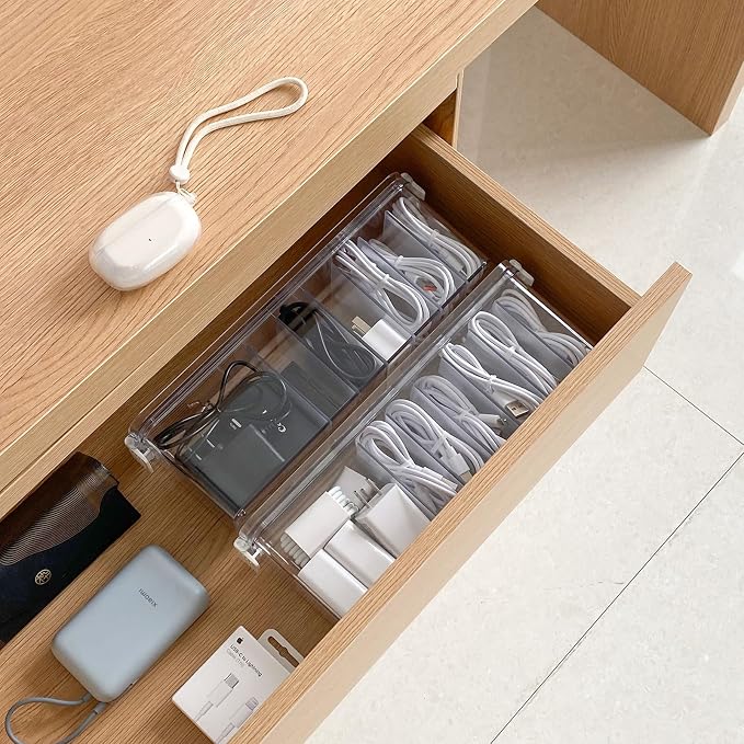 Yesesion Plastic Cable Organizer Box - Image 5