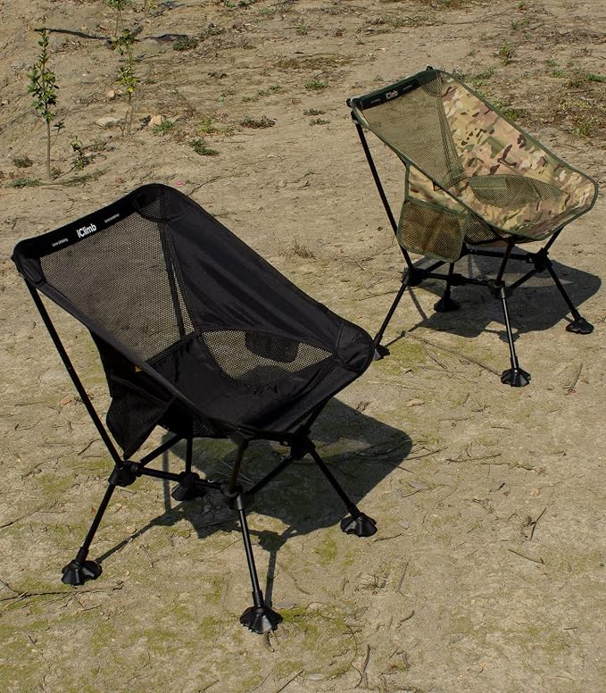 iClimb Ultralight Compact Camping Folding Beach Chair - Image 10