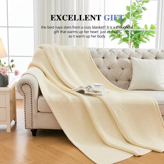 L'AGRATY Knitted Weighted Blanket - Image 7