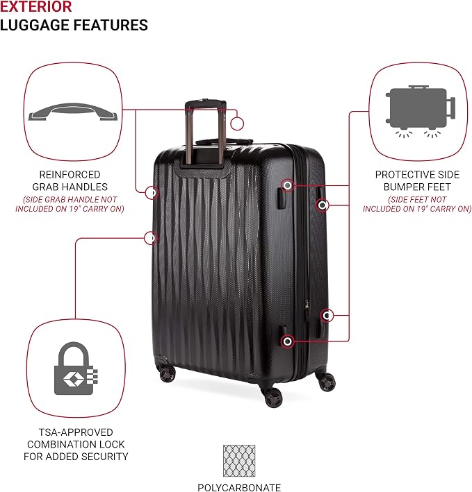 SwissGear 7272 Energie Expandable Hardside Trunk Luggage - Image 3