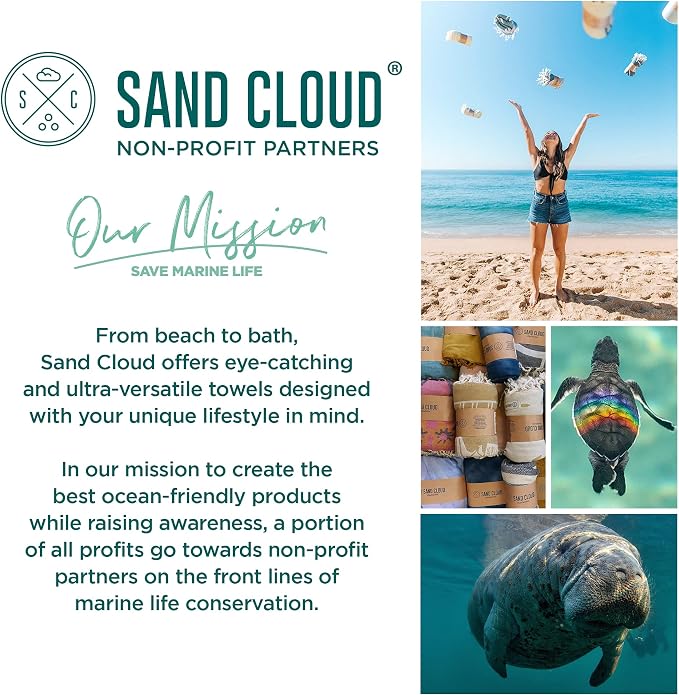 Sand Cloud Extra Large Turkish Beach Towel - Image 7