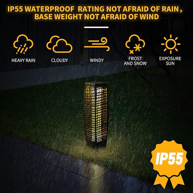 Solar Floor Lamp, Outdoor Floor Lamp, Solar Lanterns Outdoor Waterproof - Image 3