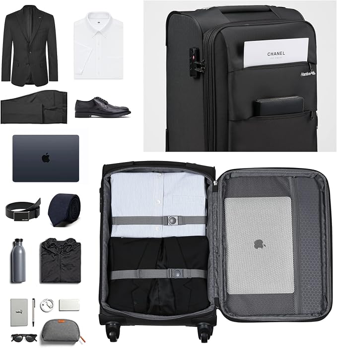 Hanke 20/24/28 Inch 3 Piece Luggage Set - Image 6