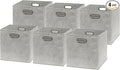 SIMPLE HOUSEWARE 11-Inch Collapsible Fabric Cube Storage Bin by SimpleHouseware