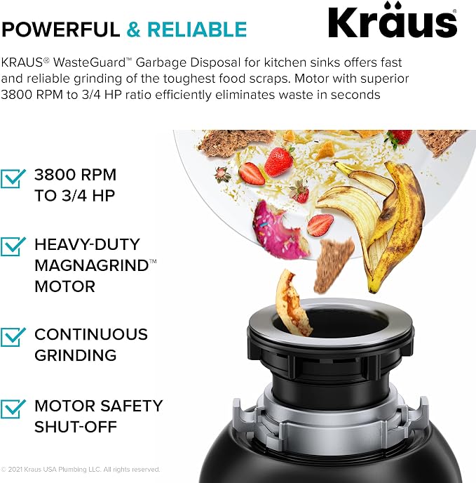 KRAUS Standart PRO™ 32-inch 16 Gauge Undermount 60/40 Double Bowl Stainless - Image 9