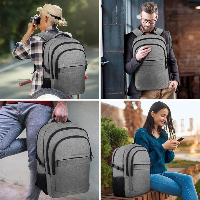 Lapsouno Extra Large Laptop Backpack, 17 Inch Carry on Travel Backpack - Image 7