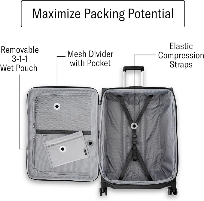 Samsonite UpLIFT Lightweight Large Checked Softside Luggage - Image 5