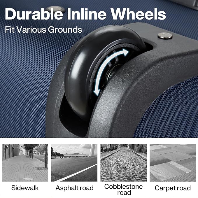 Hanke Expandable Carry On Luggage Suitcases - Image 5