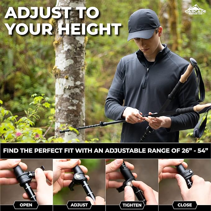 Cascade Mountain Tech Trekking Poles - Image 3