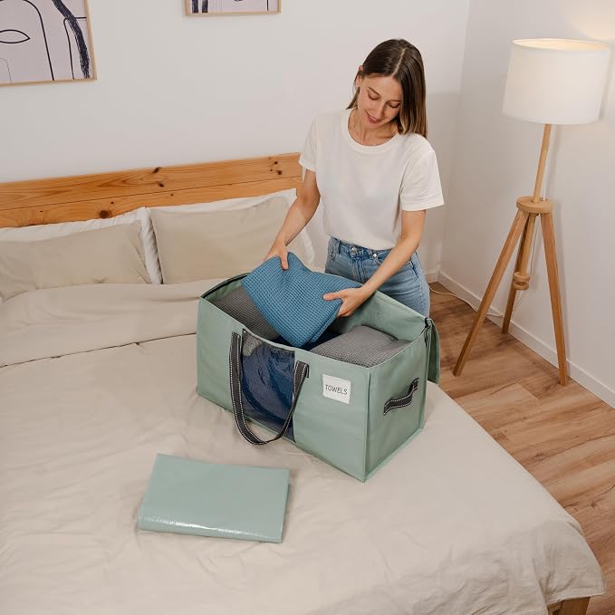 VENO 2 Pack Moving Bags, Comforter and Blanket Storage Bags - Image 2