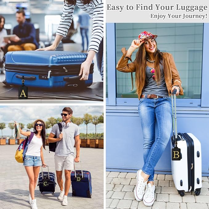 Personalized Initial Luggage Tags - Image 9