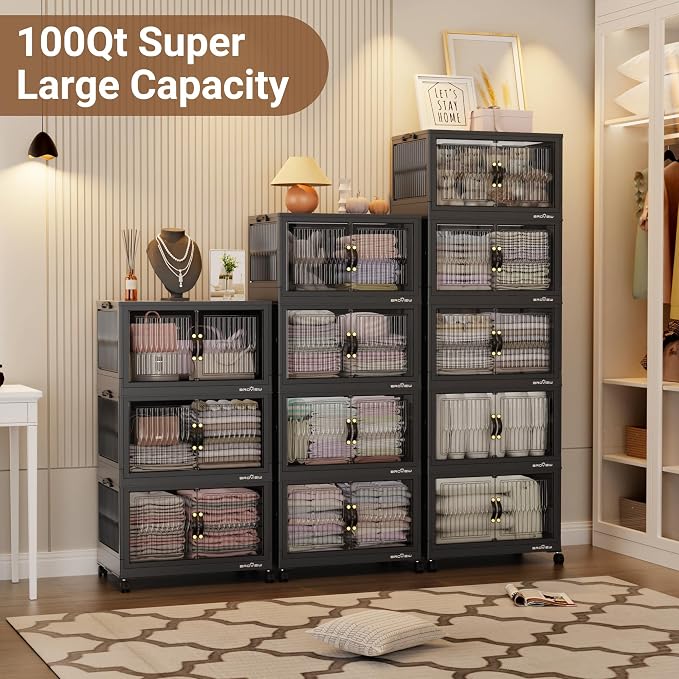 BROVIEW 400Qt Stackable Storage Bins - Image 7