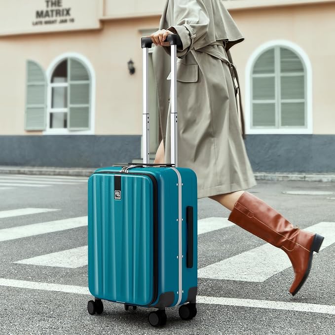 Hanke 26 Inch Large Luggage Suitcase Top Opening Aluminum Frame Tsa Luggage - Image 8