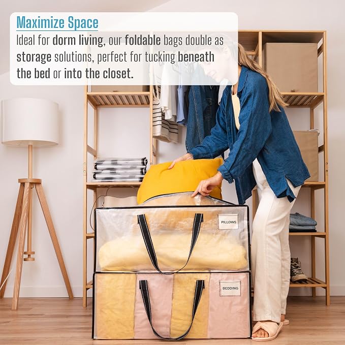 VENO 4 Pack Moving Bags Extra Large Storage Bags - Image 4