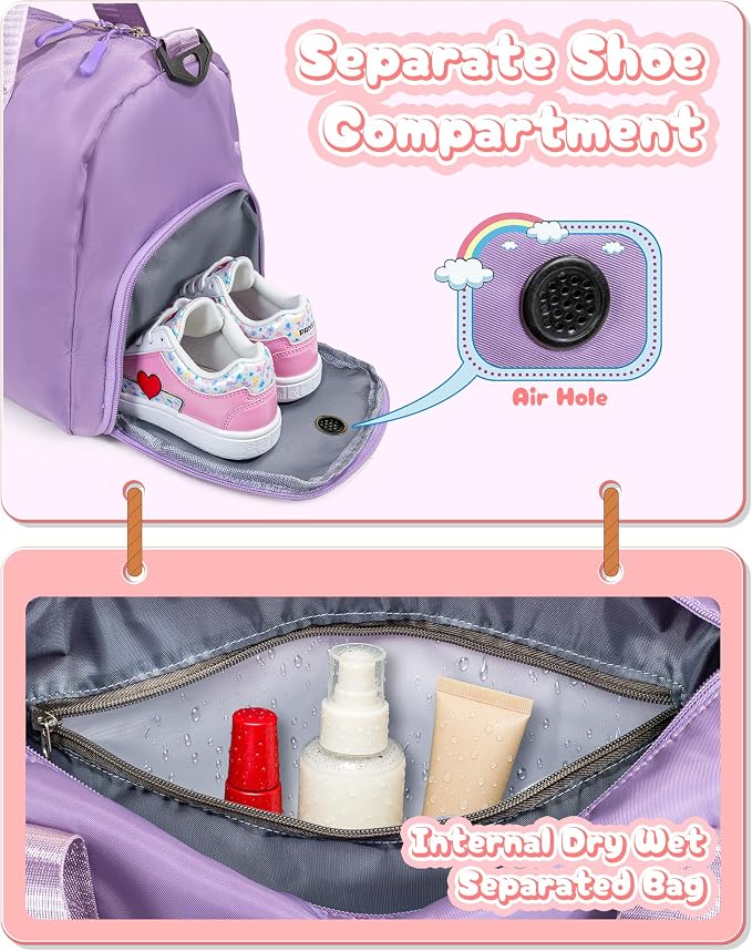 Gifts for 4 5 6 7 8 9 10 11 Year Old Girls-Girl Gym Bag - Image 7