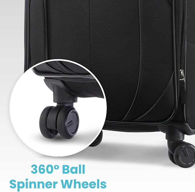 American Tourister 4 KIX 2.0 Softside Expandable Luggage - Image 5
