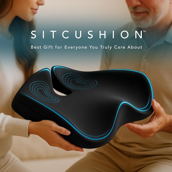 Car Seat Cushion for Driving — Orthopedic Memory Foam Car Seat Pad for Sciatica - Image 5